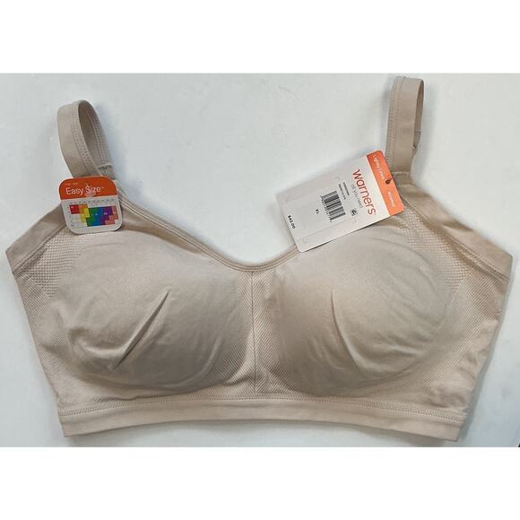 Warners Easy Does It Tan Lightly Lined Wireless Bra (RM3911A-270) Size XL - Picture 1 of 5